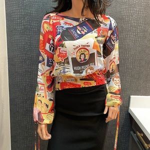 DNKY / JEANS Shear shirt. Size